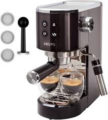 Cafetera Espresso Virtuoso Krups - 15 Bares de Presión en Acero