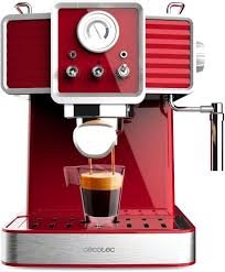 Cafetera Express Cecotec Power Espresso 20 Rojo Tradicional