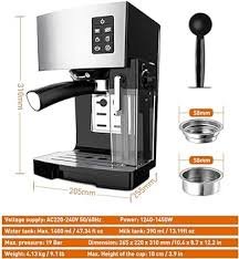 Máquina de Espresso Tradicional 1240W 20 Bares