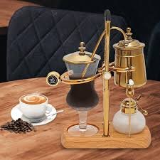 Syphon Cafetera Vacío LOYEMAADE con Filtro Integrado de Vidrio