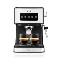 Ufesa Monza: Cafetera Espresso y Capuccino 20 Bares con Panel Táctil