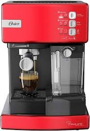 Cafetera Espresso Automática PrimaLatte Roja Oster®