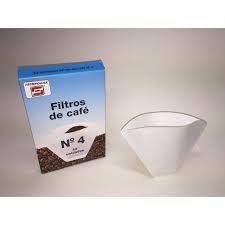 Filtro de Café N° 4 Papel Eco - 40 Unidades TECNHOGAR