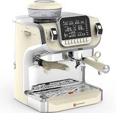 Máquina Espresso Semiautomática Mcilpoog con Espumador y Pantalla Grande